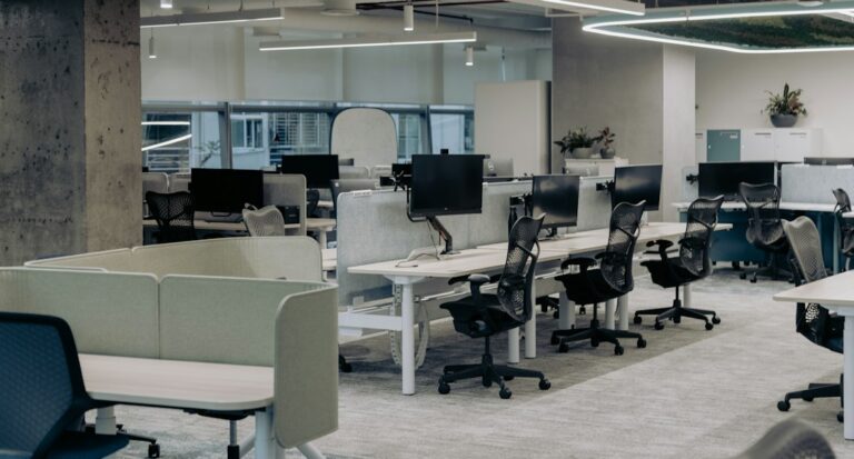 Modern professional workplace representing how AI is changing jobs and knowledge work