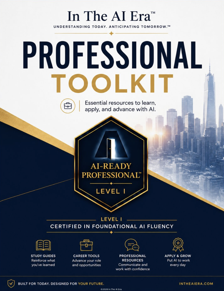 Pages from the AI-Ready Professional Toolkit, Level I