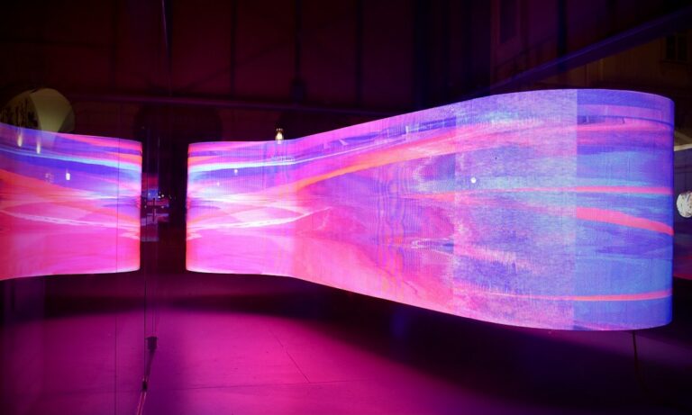 Digital screens and media representing the rise of synthetic AI-generated content
